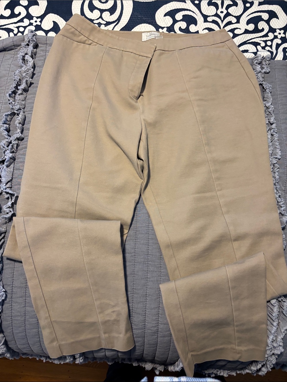 Slim Fit Tan Men’s Dress Pants